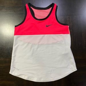 Nike Dri-Fit Girl Racer Pink Tank Top Size 6X